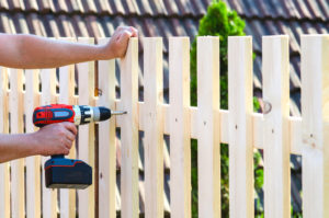 You may save money building your own fence, but it’s going to be hard work!