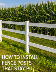 fence posts