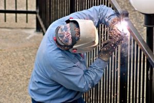 Repairing an aluminum fence may require welding.