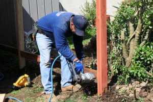 Installing a fence can be DIYed, but it takes some concentration, time and proper tools.
