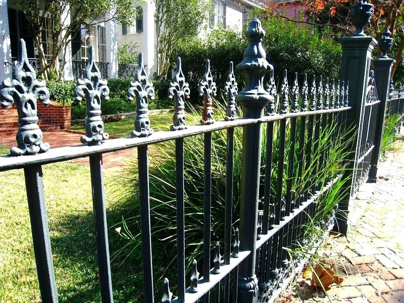 new orleans style wrought iron fence