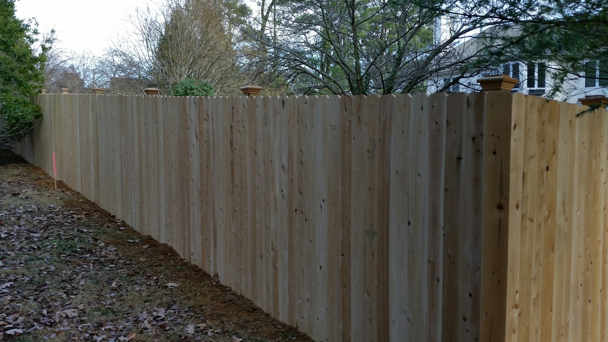 1 x 4 Privacy Finished Side Fence