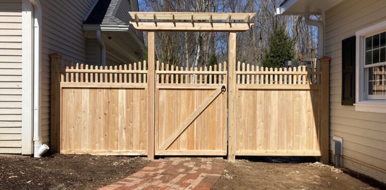 Tongue and Groove Spindle Top with Pergola