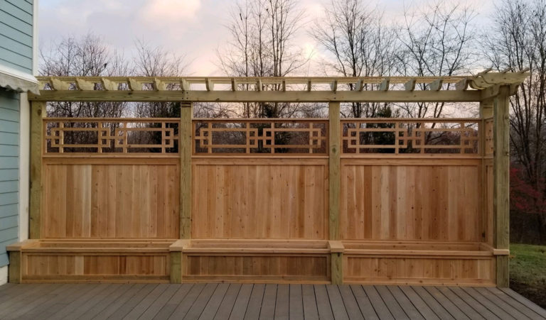 Gateways Custom Pergola and Bench