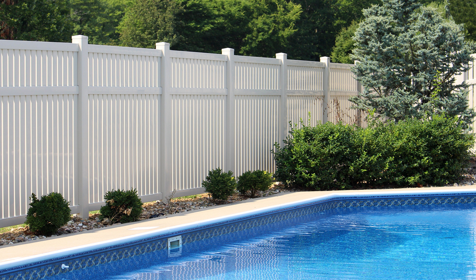 Mulberry in White by pool