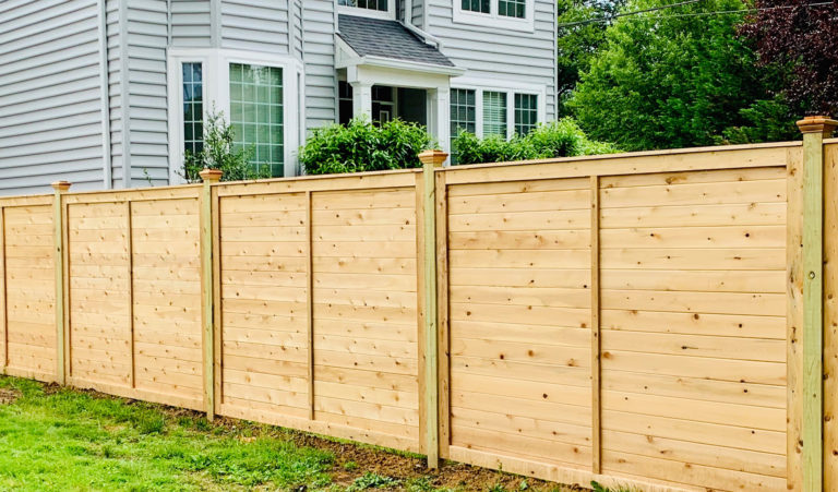 horizontal tongue and groove privacy fence