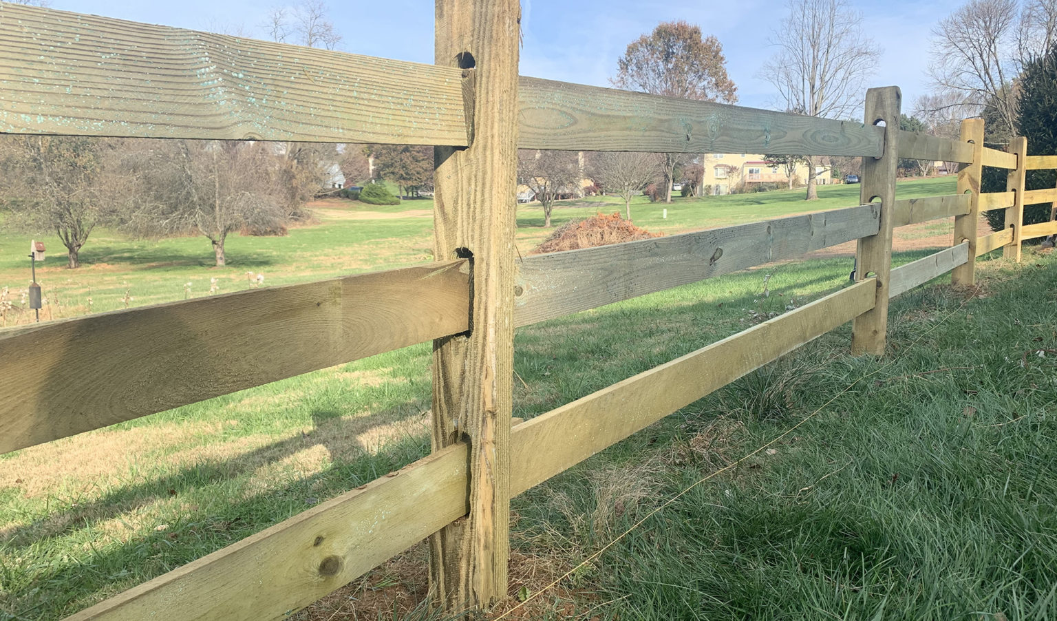 Natural and Treated Split Rail Fences The Fence Authority