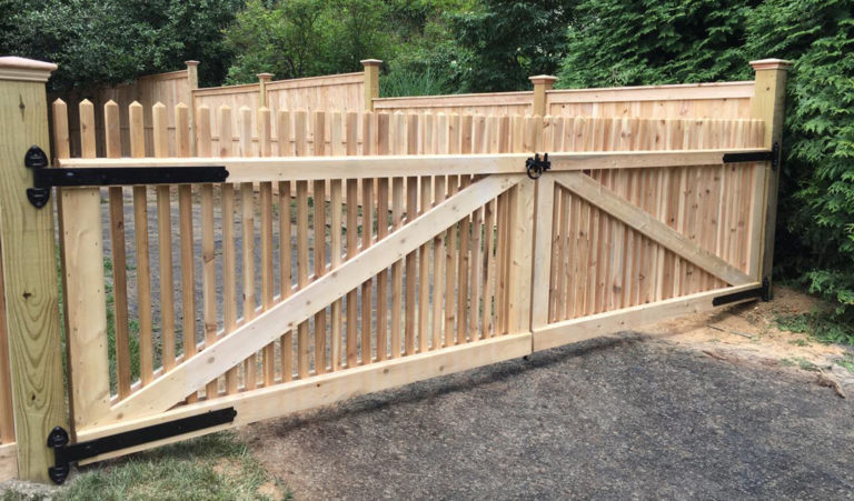 Gates Arbors Pergolas The Fence, How To Build A Wooden Fence Gate That Won T Sag