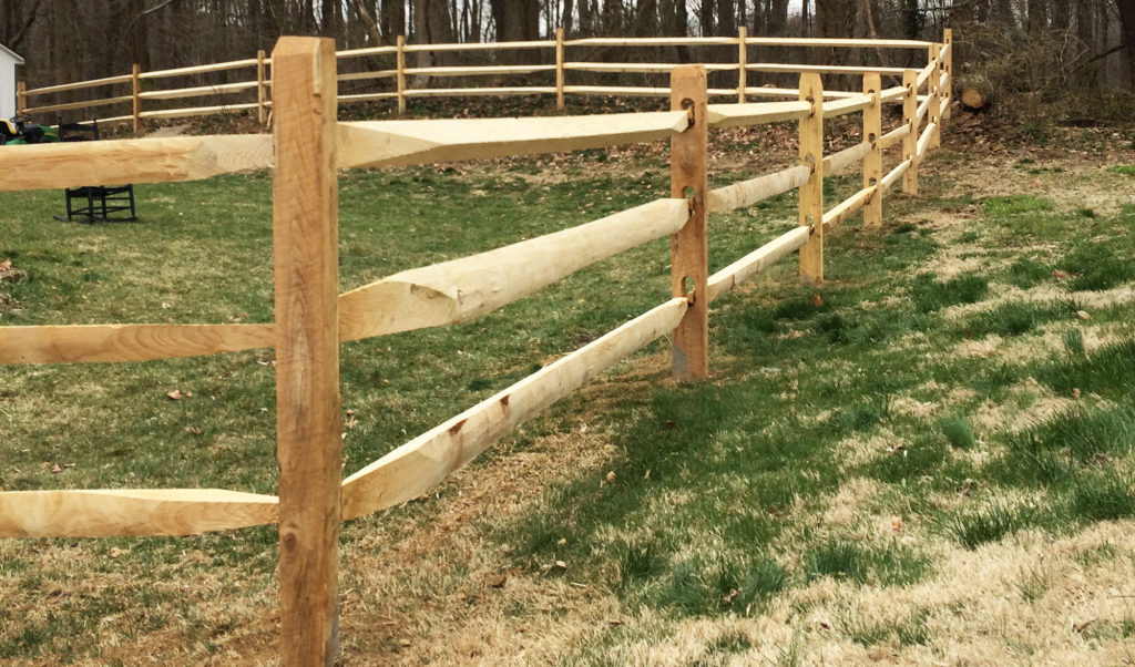 Natural and Treated Split Rail Fences The Fence Authority