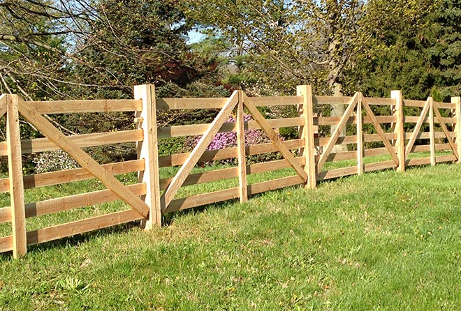 English hurdle fence style