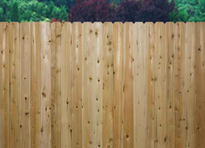 1 x 5 privacy fence style